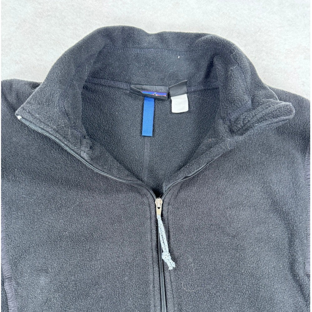 Patagonia Vintage Synchilla Full Zip Fleece Jacket Men's Large Black Made in USA